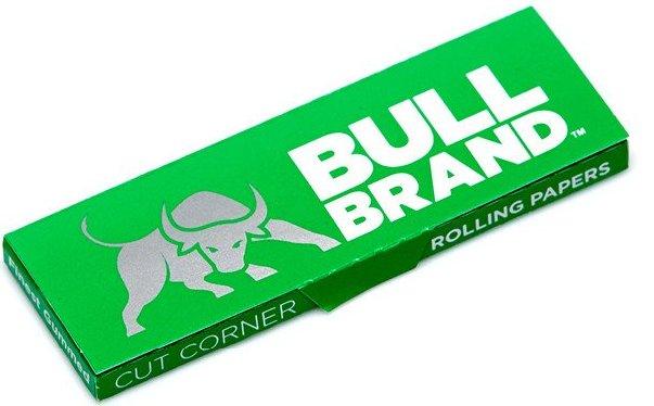 Bull Brand Green Rolling Papers x 50 - Cheapasmokes.com