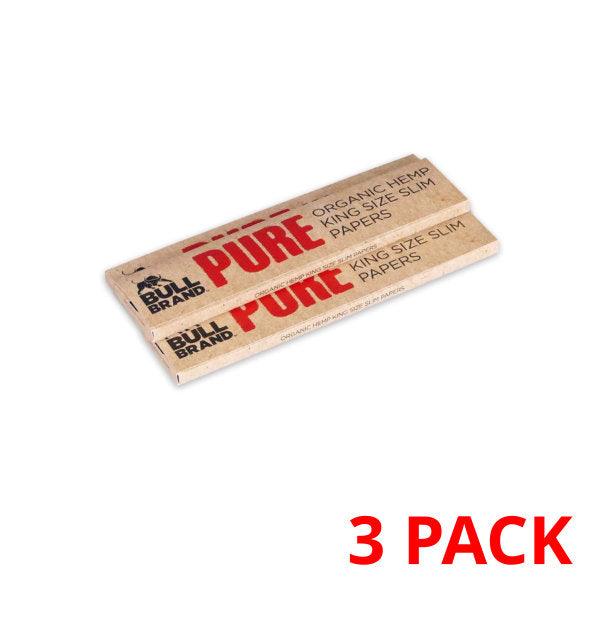 Bull Brand King Size Slim Pure 3 Pack - Cheapasmokes.com