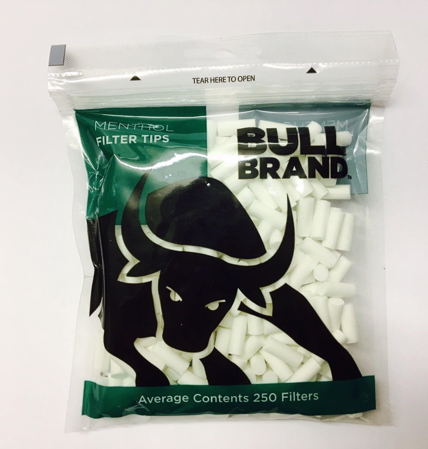 Bull Brand Menthol Filters 250 Bag Buy Online