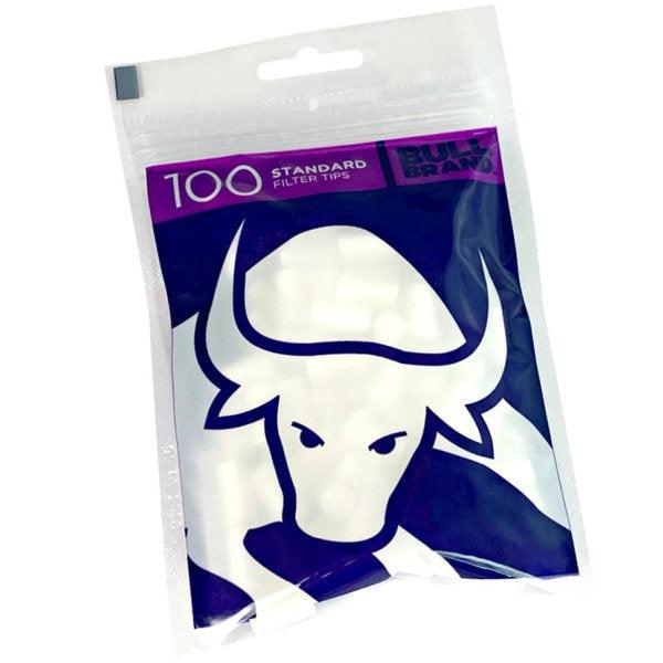 Bull Brand Standard Filter Tips 100's - Cheapasmokes.com