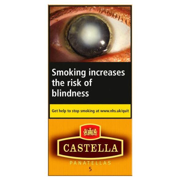 Castella Panatella Cigars - Packet Of 5 - Cheapasmokes.com