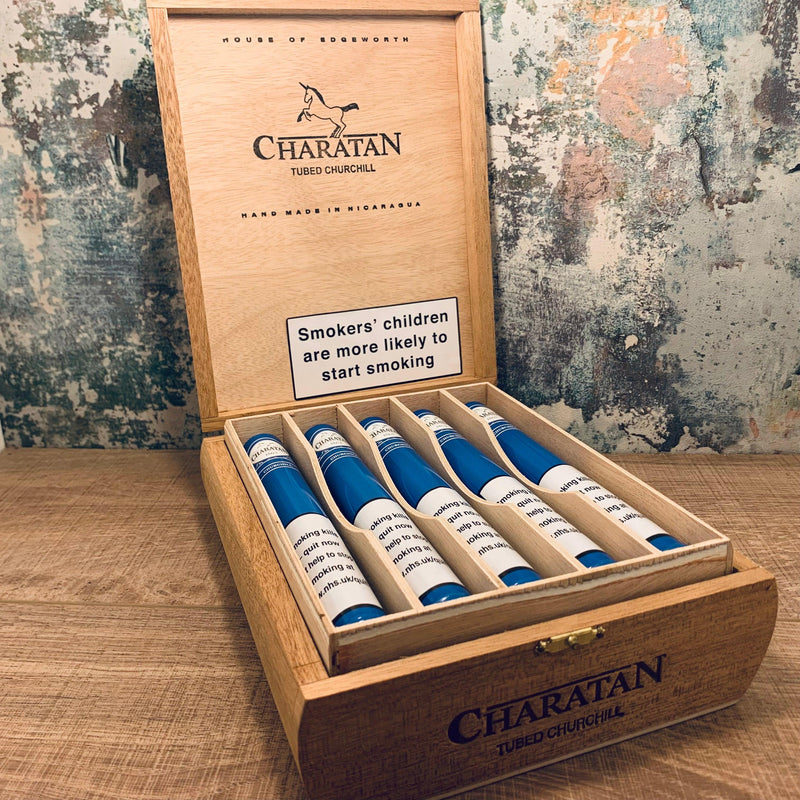 Charatan Churchill Tubed Cigars - Single Tube - Cheapasmokes.com