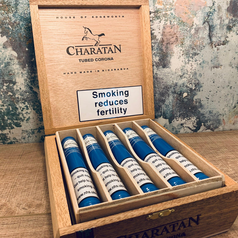 Charatan Corona Tubed Cigars - Single Tube - Cheapasmokes.com