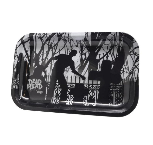 Chongz Dead Head Metal Rolling Tray - Cheapasmokes.com