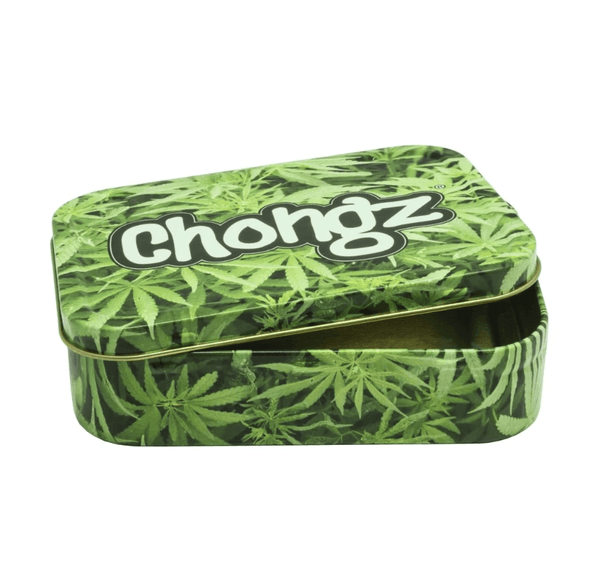 Chongz Green Leaf Tobacco Tin - Cheapasmokes.com