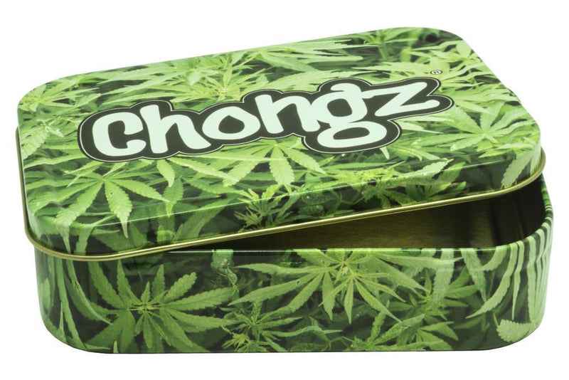 Chongz Green Leaf Tobacco Tin - Cheapasmokes.com