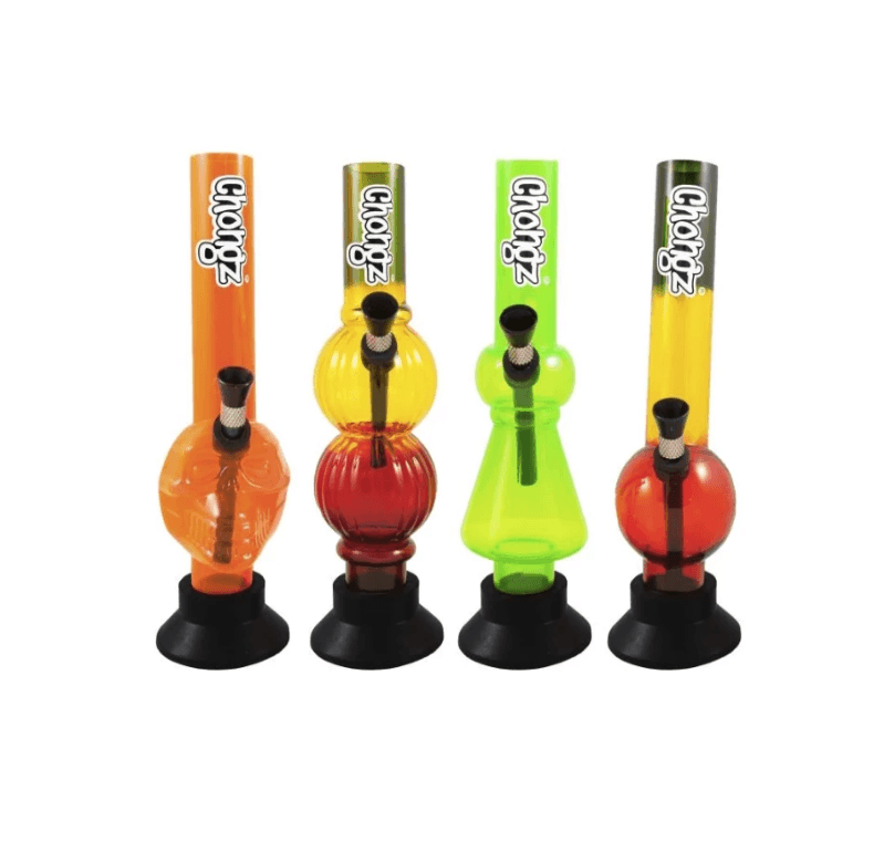 Chongz 'Mike S' 20cm Mini Acrylic Bong - Cheapasmokes.com