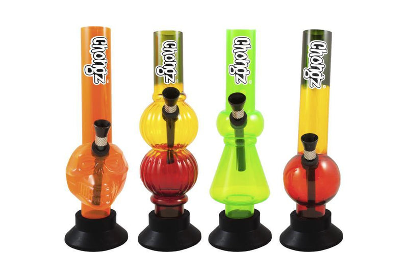 Chongz 'Mike S' 20cm Mini Acrylic Bong - Cheapasmokes.com