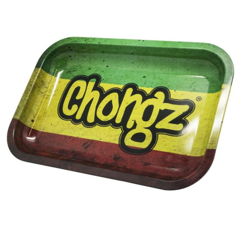 Chongz Rasta Metal Rolling Tray - Cheapasmokes.com