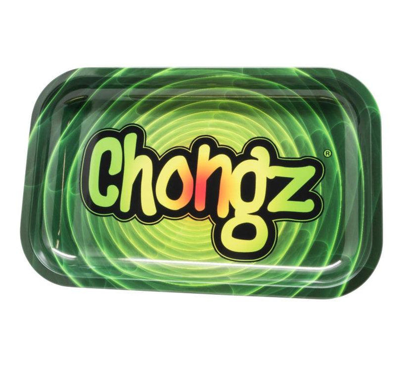 Chongz Rasta Swirl Metal Rolling Tray - Cheapasmokes.com