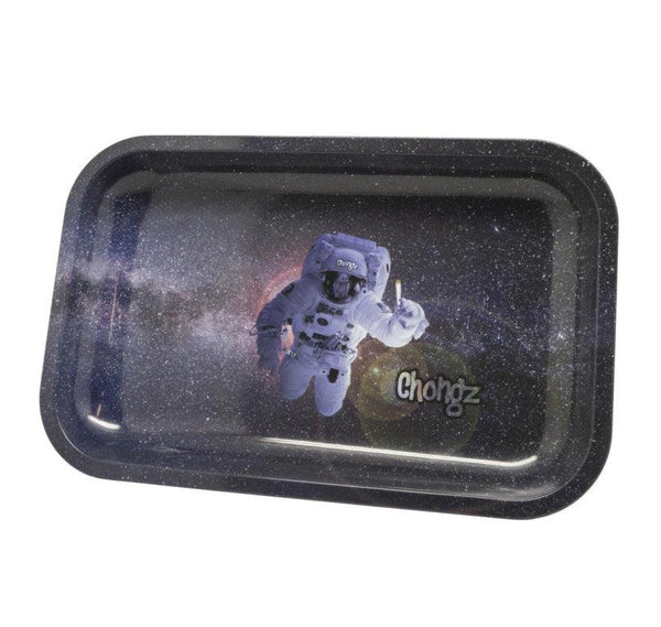 Chongz Spaced Man Metal Rolling Tray - Cheapasmokes.com