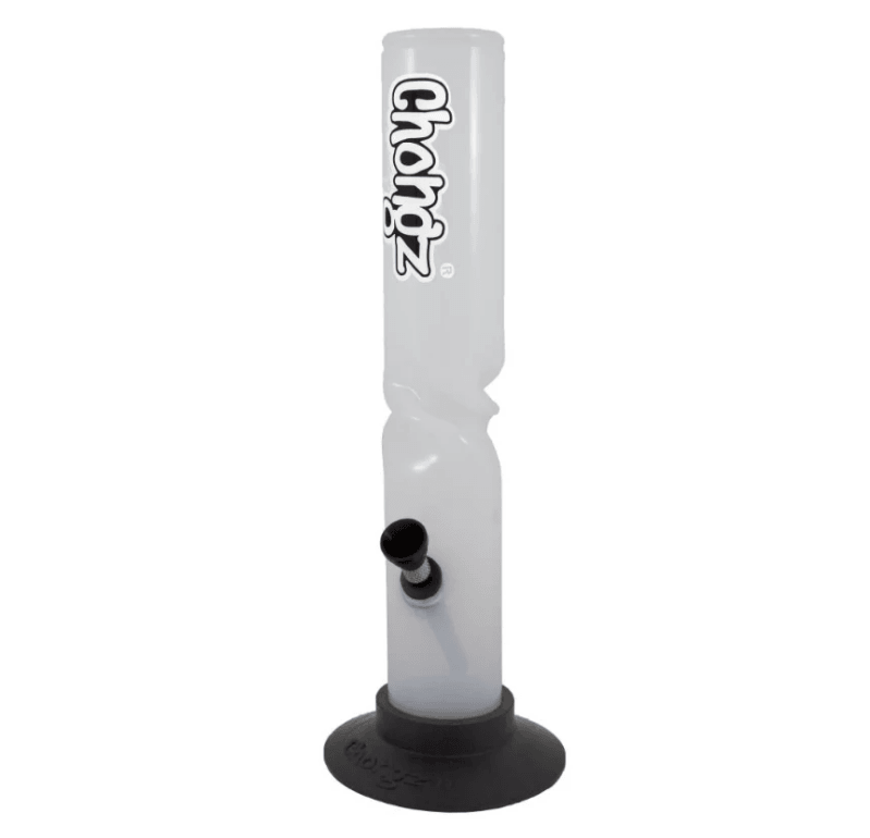 Chongz 'Thunderstorm' 30cm Straight Acrylic Bong - Cheapasmokes.com