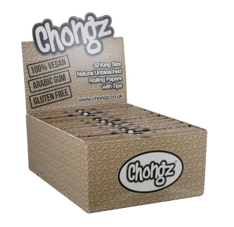 Chongz Unbleached Natural Papers - Cheapasmokes.com
