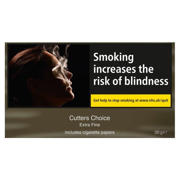 Cutters Choice Extra Fine 30gm Tobacco - Cheapasmokes.com