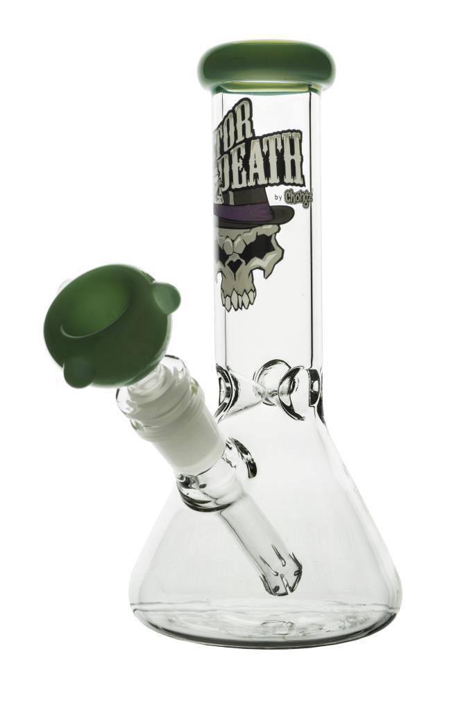 Dr Death 'Beggarly Amount' 19cm Glass Bong - Cheapasmokes.com