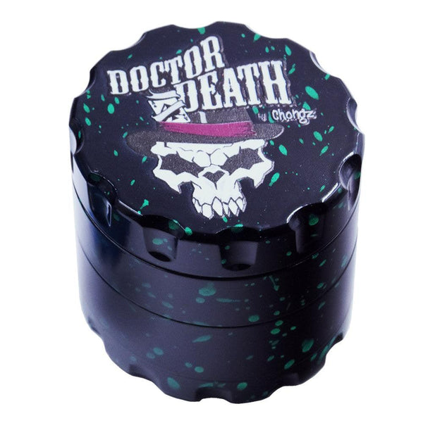 Dr Death Metal 4 Part Grinder - Cheapasmokes.com