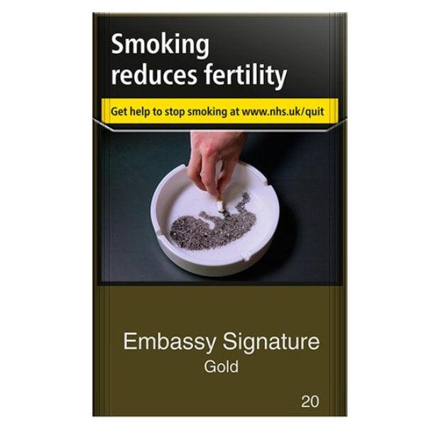 Embassy Signature Gold King Size - Cheapasmokes.com