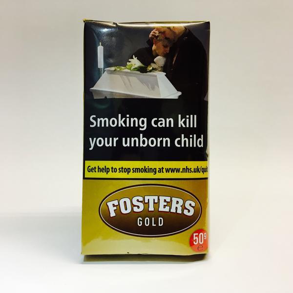 Fosters Gold 50gm Smoking Tobacco - Cheapasmokes.com