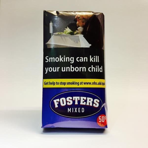 Fosters Mixed 50gm Smoking Tobacco - Cheapasmokes.com
