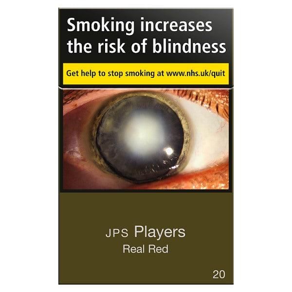 JPS Real Red Players King Size Cigarettes - Cheapasmokes.com