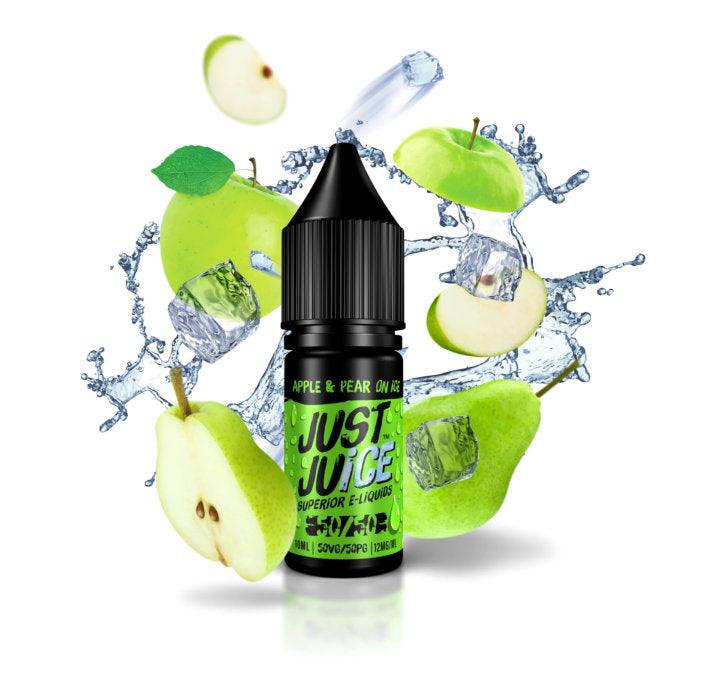 Just Juice Apple and Pear on Ice 50/50 - Cheapasmokes.com