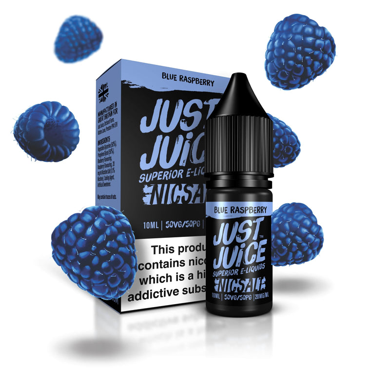 Just Juice Blue Raspberry 'Nicsalt' 50/50 - Cheapasmokes.com