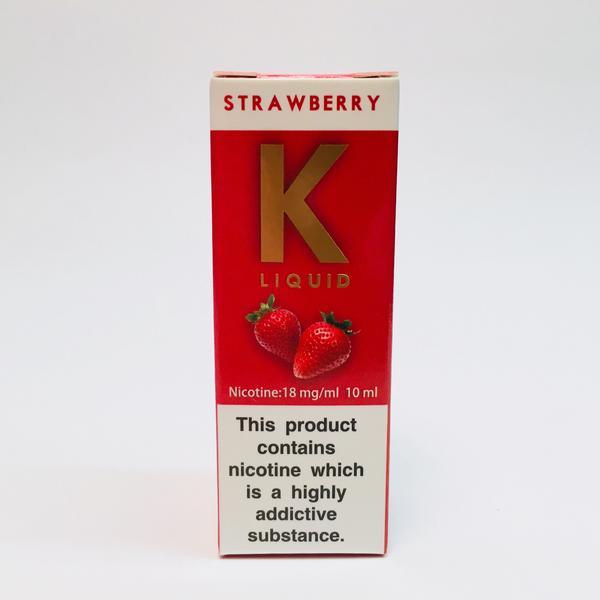 K Liquid Strawberry 18mg - Cheapasmokes.com