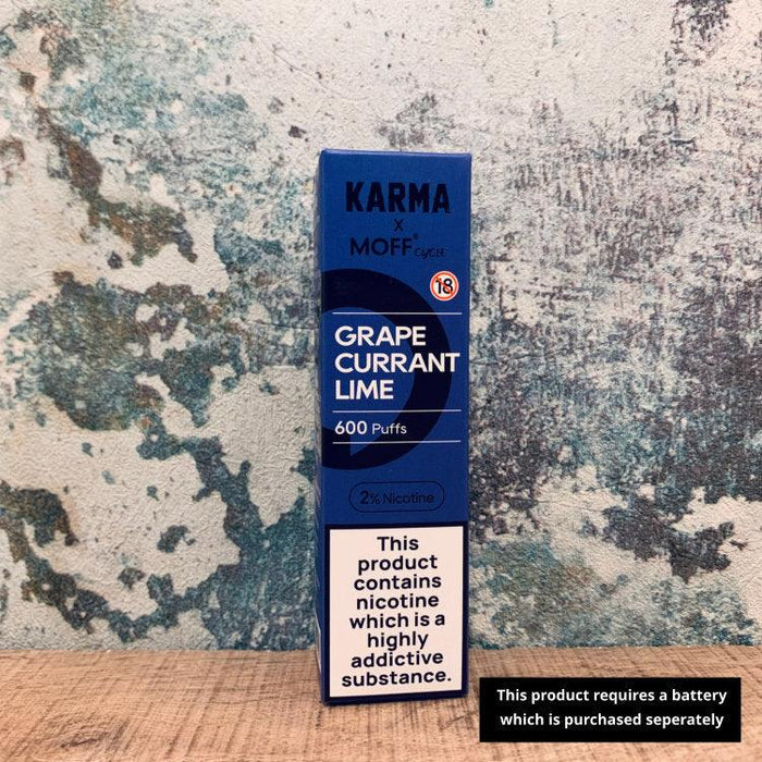 grape currant vape Karma Bar Grape Currant Lime