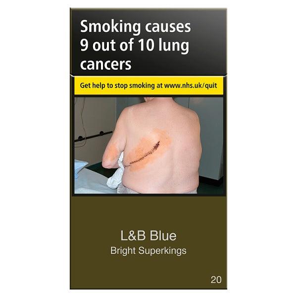 Lambert & Butler Bright Blue Superking Cigarettes - Cheapasmokes.com