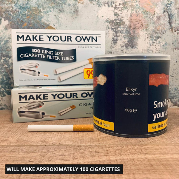 Make Your Own Cigarettes Kit with Elixyr Tobacco - Cheapasmokes.com
