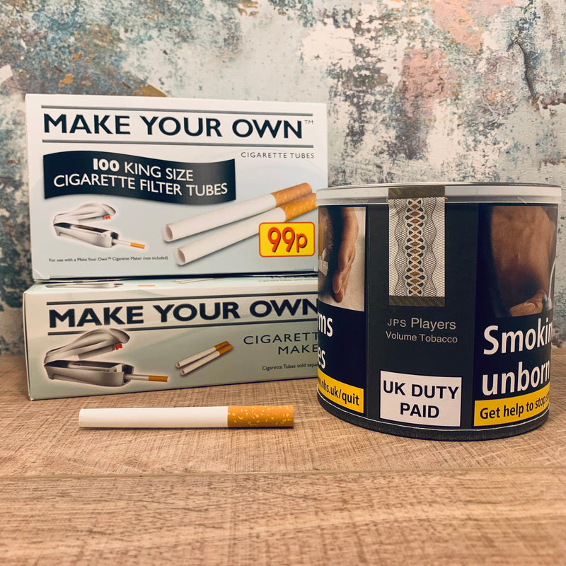 Make Your Own Cigarettes Kit with JPS Tobacco - Cheapasmokes.com