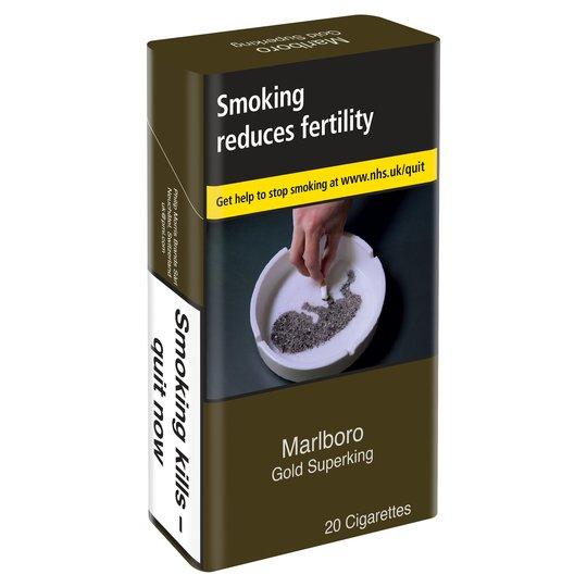 Marlboro Gold Superkings Cigarettes - Cheapasmokes.com