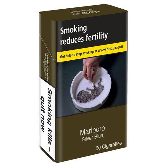 Marlboro Silver Blue King Size Cigarettes - Cheapasmokes.com