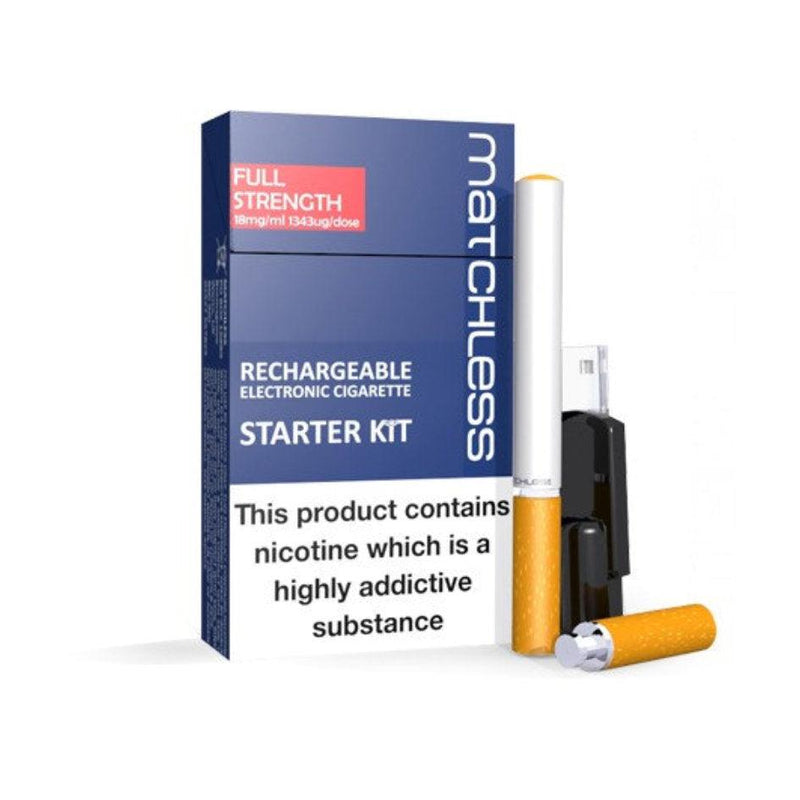 Matchless Full Strength Tobacco 18mg Starter Kit - Cheapasmokes.com