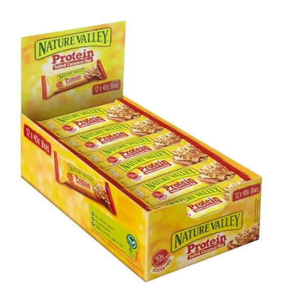 Nature Valley Protein Salted Caramel Nut Cereal Bar 40g - Cheapasmokes.com