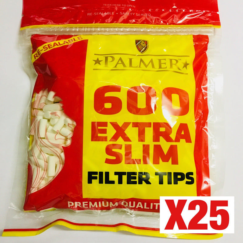 Palmer Extra Slim Filter Tips 600's Bag - Cheapasmokes.com