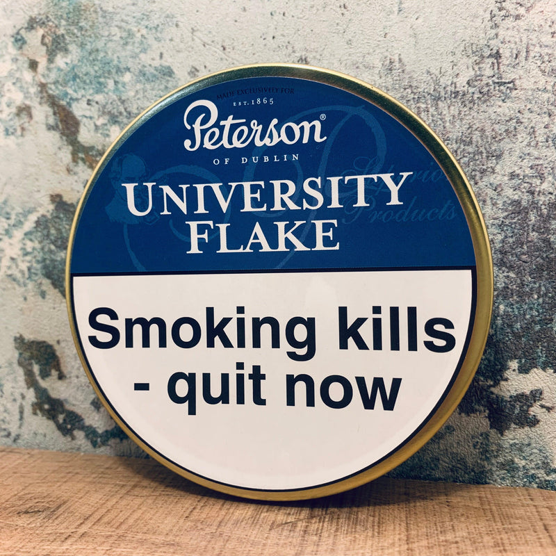 Peterson University Flake 50gm Pipe Tobacco - Cheapasmokes.com
