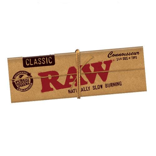 Raw Classic Connoisseur Papers and King Size Tips - Cheapasmokes.com