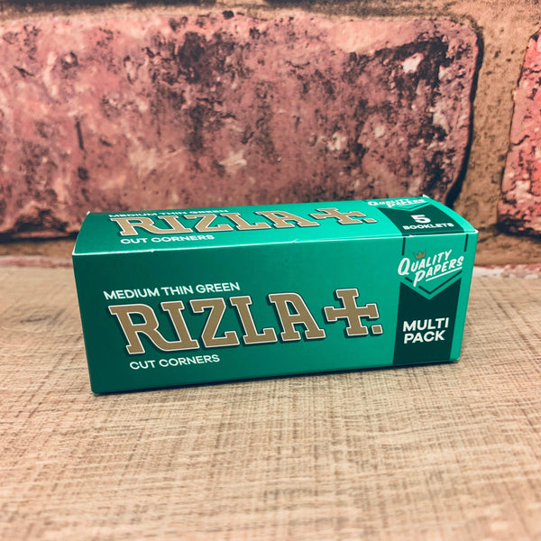 Rizla Green Rolling Papers 5 Pack - Cheapasmokes.com