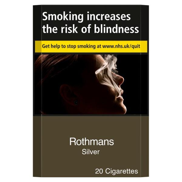 Rothmans Silver King Size Cigarettes - Cheapasmokes.com
