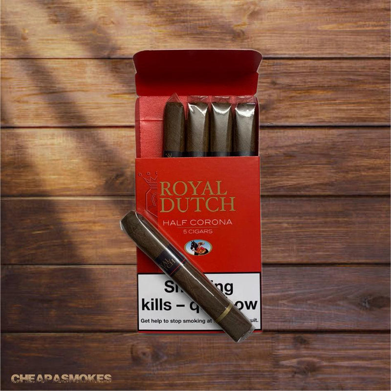 Royal Dutch Half Corona Cigars - Pack of 5 - Cheapasmokes.com