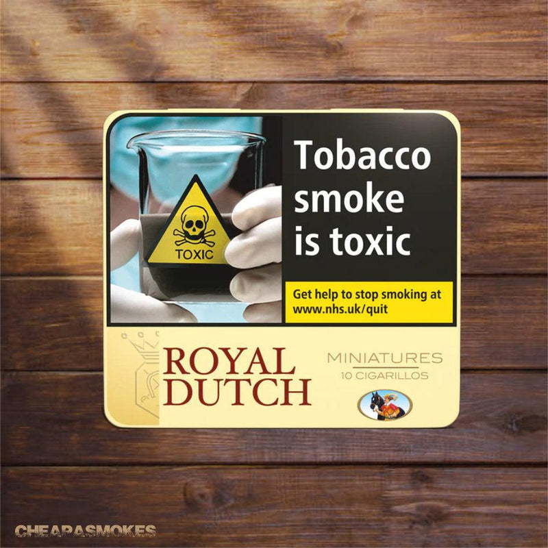 Royal Dutch Miniature *Yellow* Cigars 10's - Cheapasmokes.com