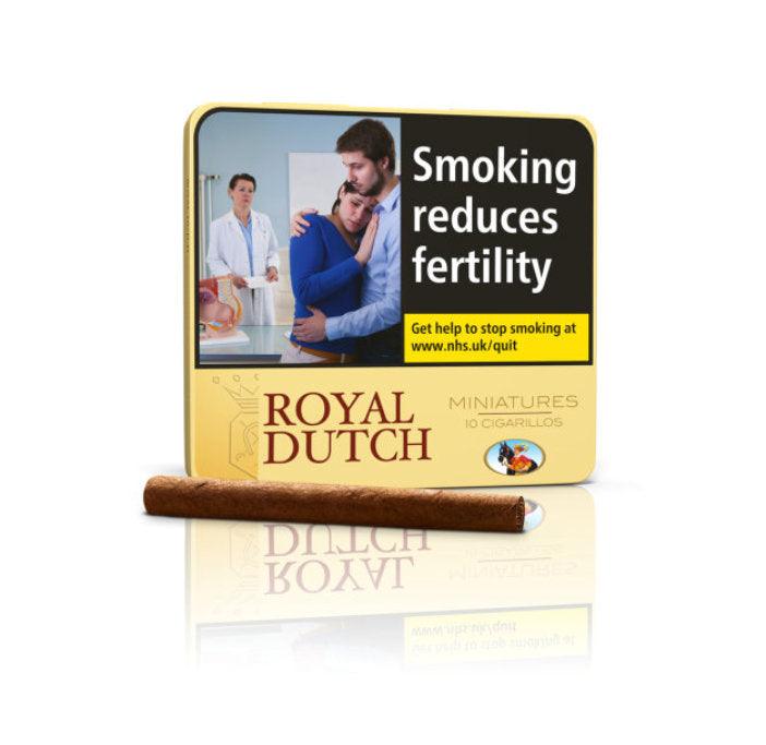 Royal Dutch Miniature *Yellow* Cigars 10's - Cheapasmokes.com