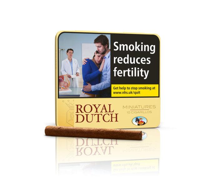 Royal Dutch Miniature *Yellow* Cigars 10's - Cheapasmokes.com