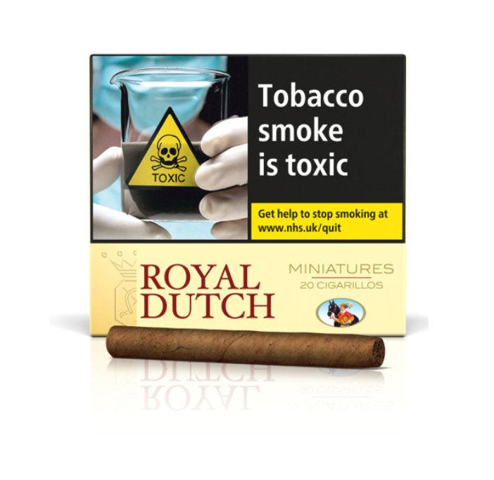 Royal Dutch Miniature Yellow Cigars 20's - Cheapasmokes.com