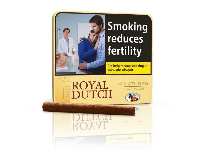 Royal Dutch Miniature Yellow Cigars 20's - Cheapasmokes.com