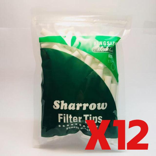 Sharrow King Size Menthol Filter Tips - Cheapasmokes.com