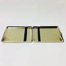 Superking Chrome Cigarette Case Initial Panel Design - Cheapasmokes.com
