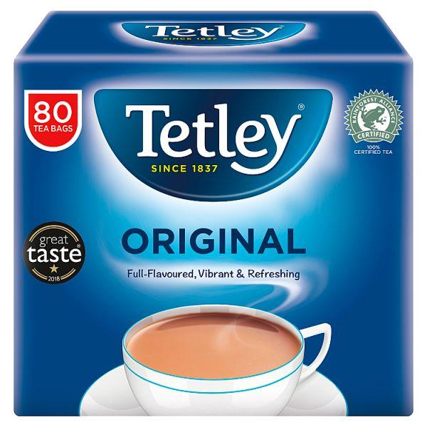 Tetley Original Tea Bags x80 - Cheapasmokes.com