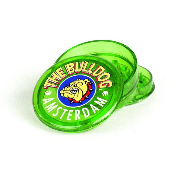 The Bulldog 3 Part Grinder Green - Cheapasmokes.com